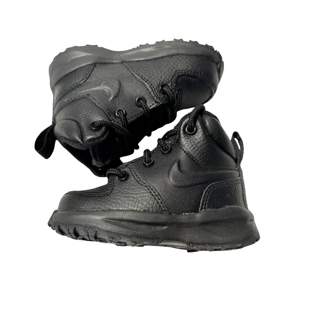 Nike Manoa LTR Toddler Boots Triple Black HF0749-001 Size 5C‎